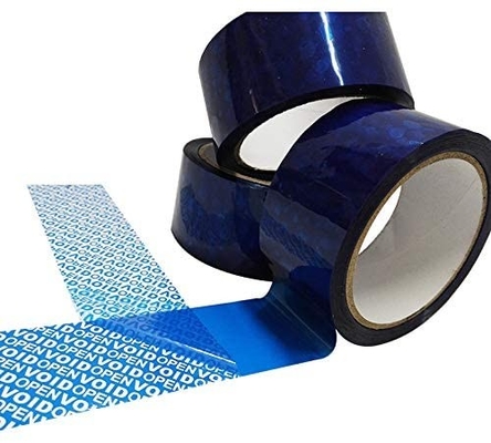 Customized Design Anti-Theft Warranty Self Sealing Security Tape Open Void Tamper Evident Packing Tape