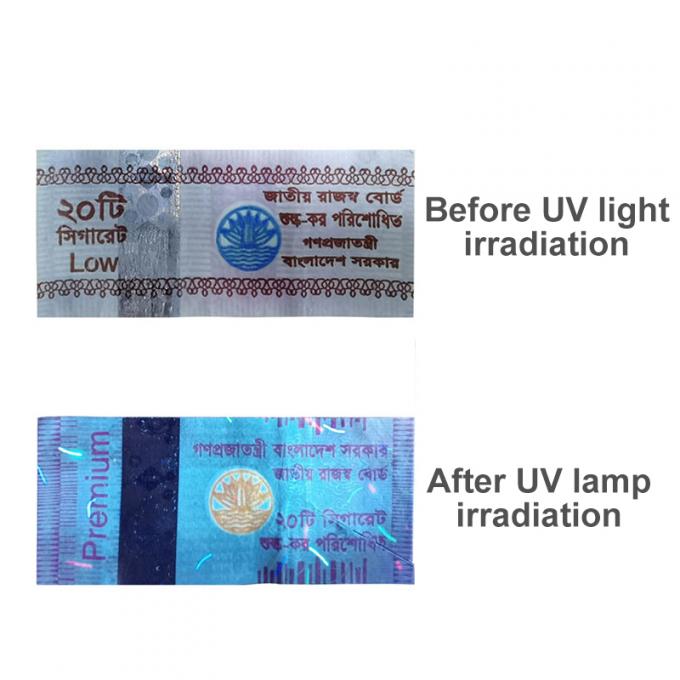 UV Invisible Inks Fluorescent Printing Security Sticker Label Custom ...