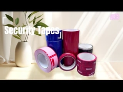 Tepi Anti Tamper Merah yang Dipercaya untuk Perlindungan Produk Ultra Aman