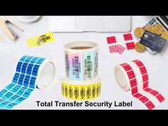 Satu kali menggunakan label makanan anti pencurian Penutup stiker